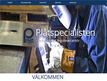Tablet Screenshot of platspecialisten.se